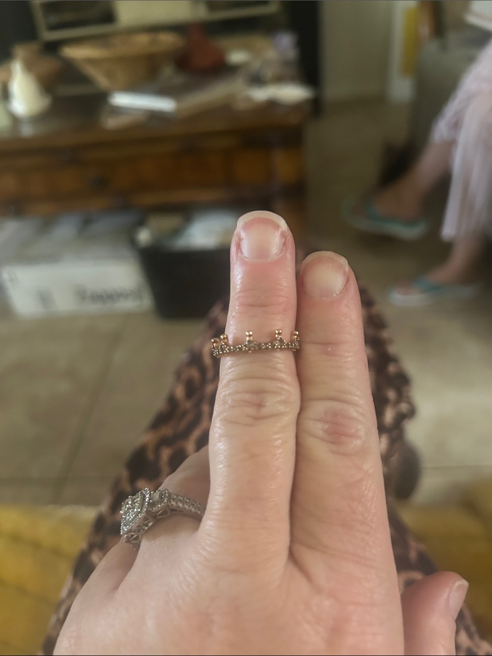 Pandora Rose Gold Crown Stack Ring